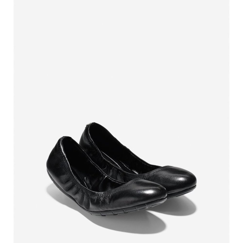 [New] Cole Haan Zerogrand Ballet II Women's Black Flat Size 5C